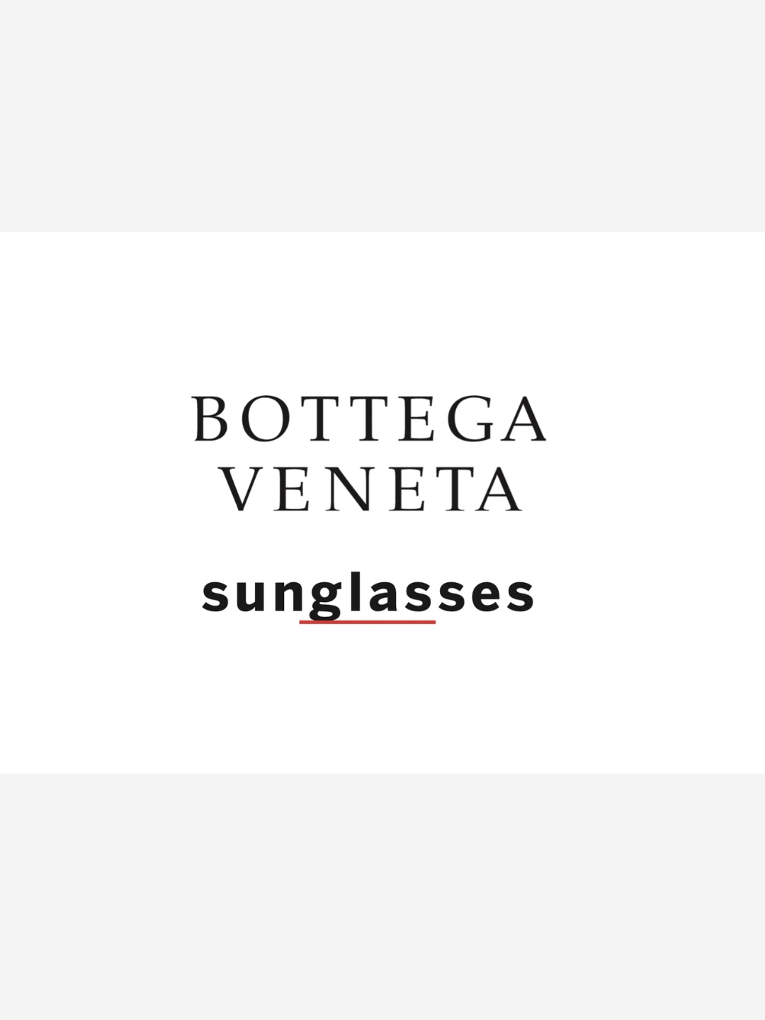 Bottega Veneta eyewear