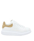 Women's Oversized Crystal Sneaker in Gold