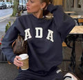 ADA Oversized Sweatshirt Navy Blue