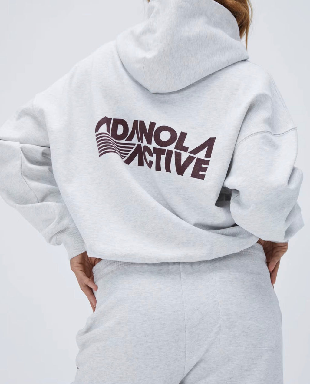 Adanola Active Hoodie Light Grey Melange