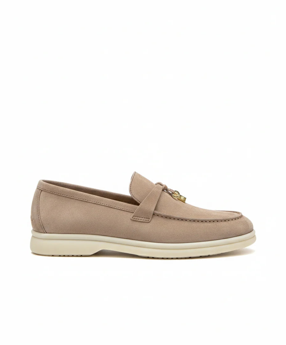 Moccassins Warm Sand Suede Summer Charms Walk