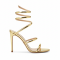 Cleo Serpente Metallic Gold Sandal