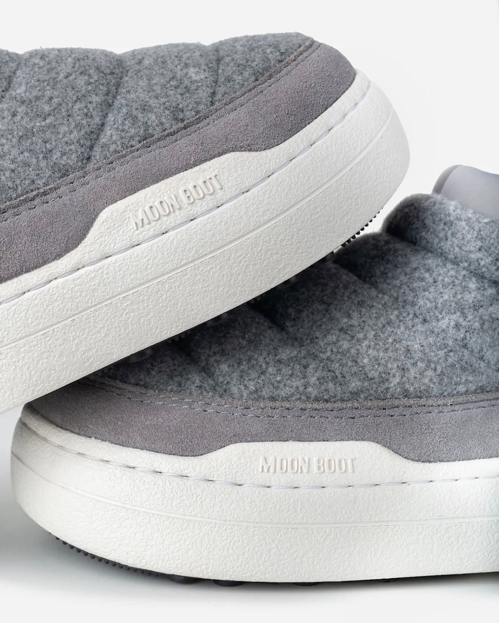 MOON BOOT Park Soft Felt Grey Sneaker