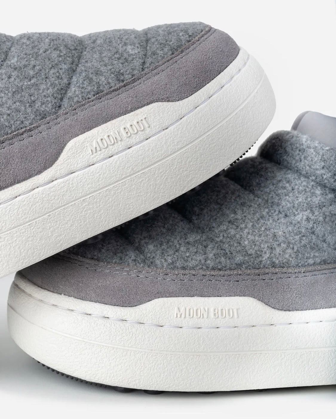 MOON BOOT Park Soft Felt Grey Sneaker