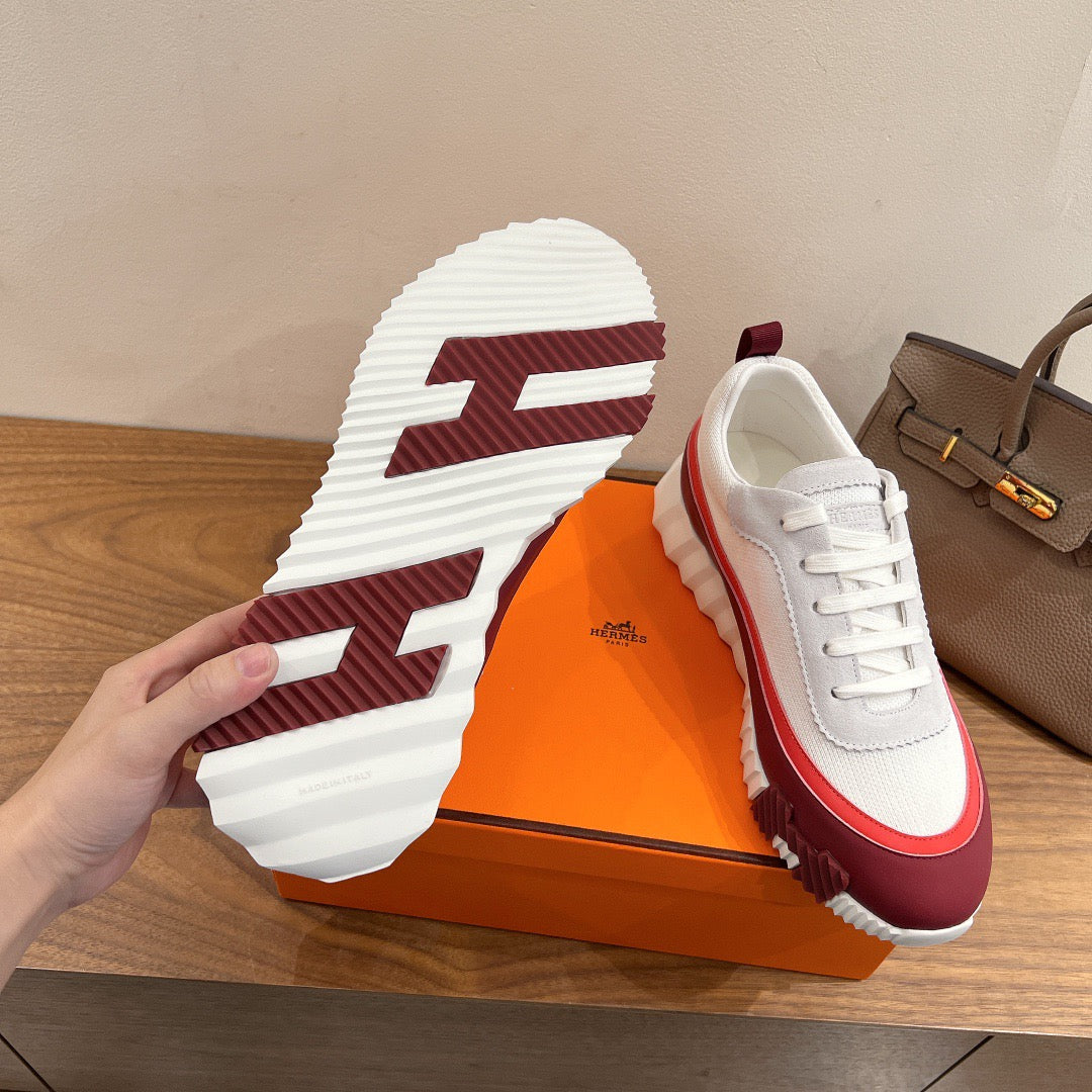Hermès Paris Bouncing Red Sneaker