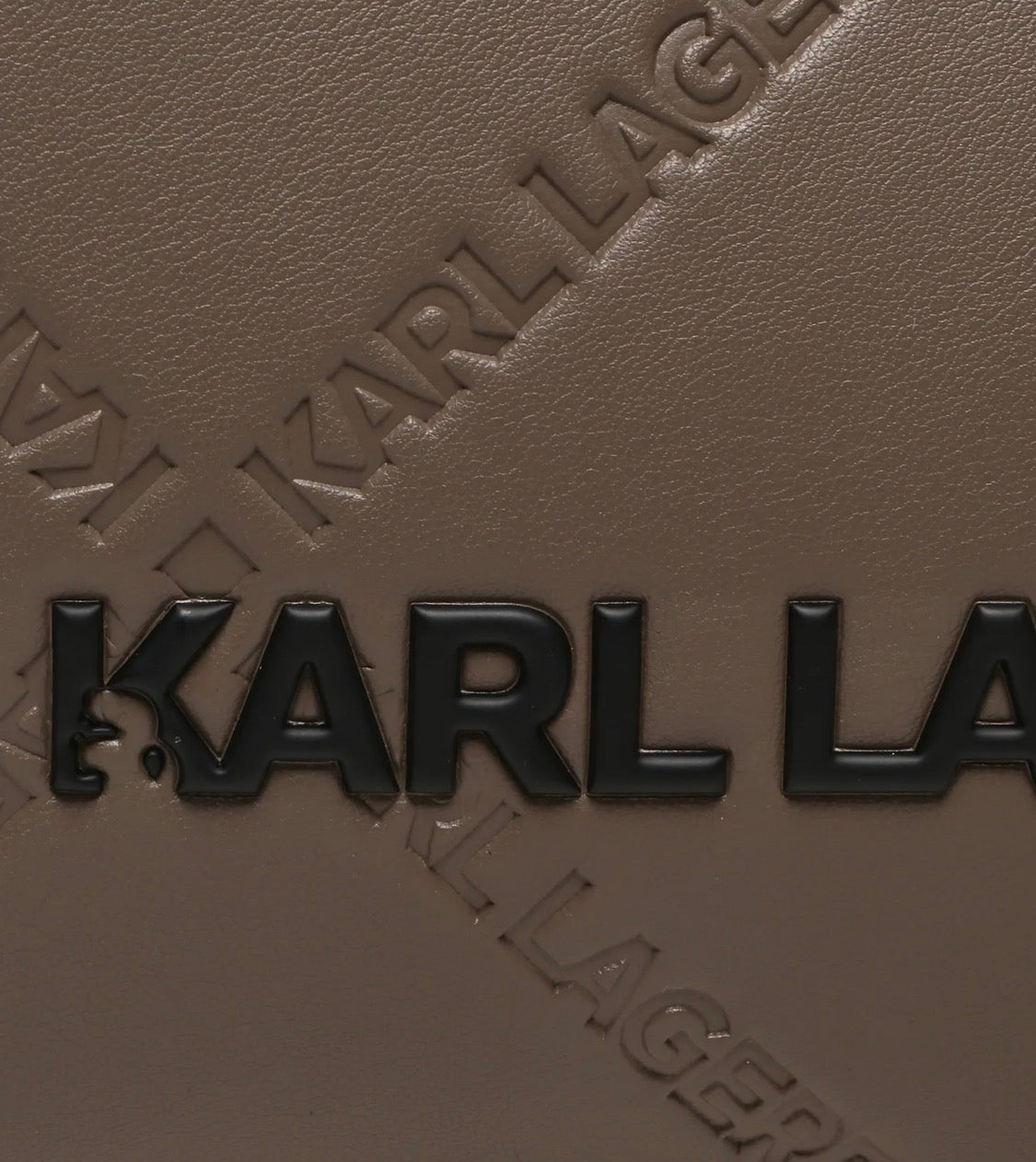 KARL LAGERFELD K/Skuare Small Mushroom Brown Tote Bag