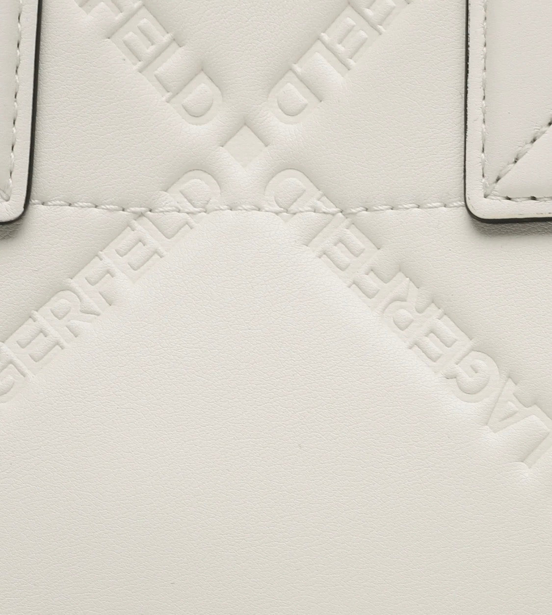 KARL LAGERFELD K/Skuare Small White Tote Bag