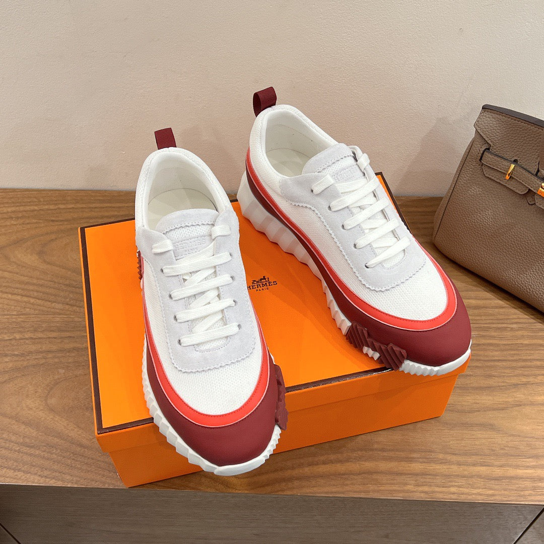 Hermès Paris Bouncing Red Sneaker
