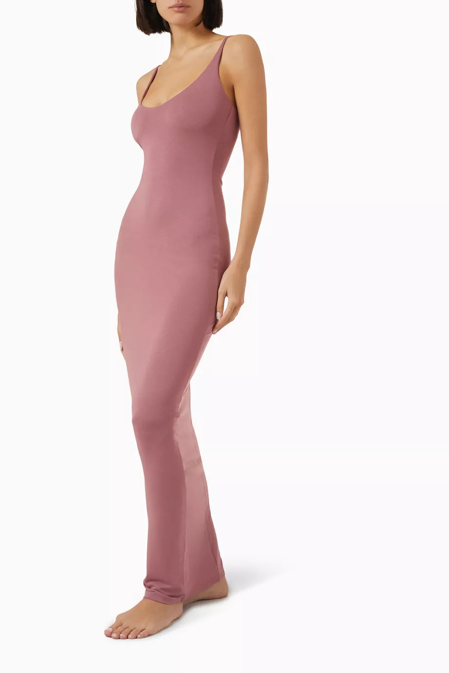 SMOOTH LOUNGE SKIMPY SCOOP NECK DRESS