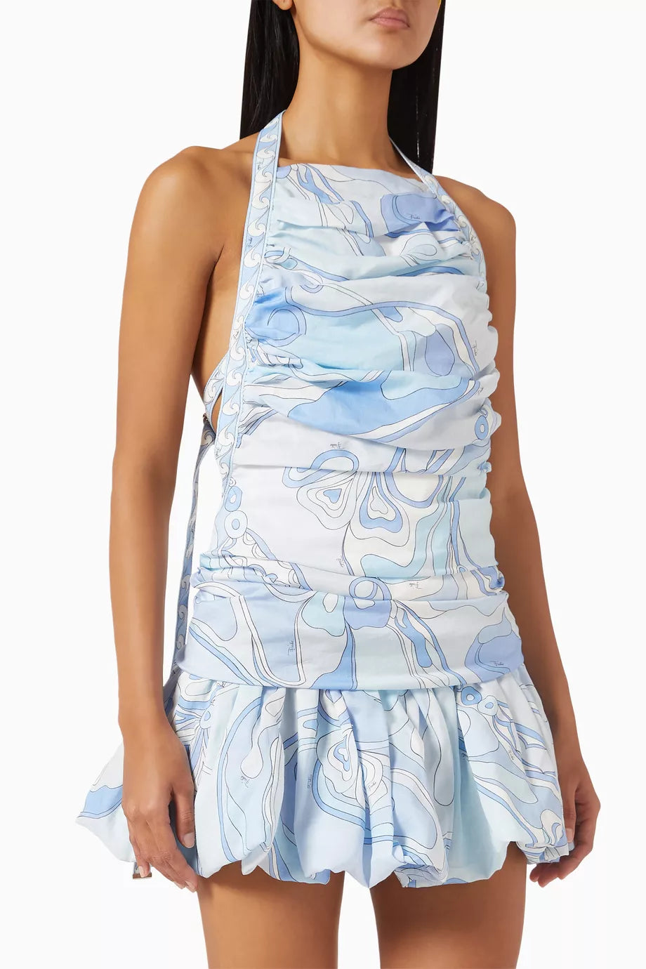 PUCCI Orchidee-print Balloon Dress