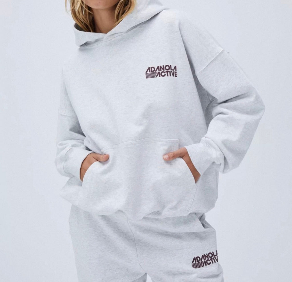 Adanola Active Hoodie Light Grey Melange