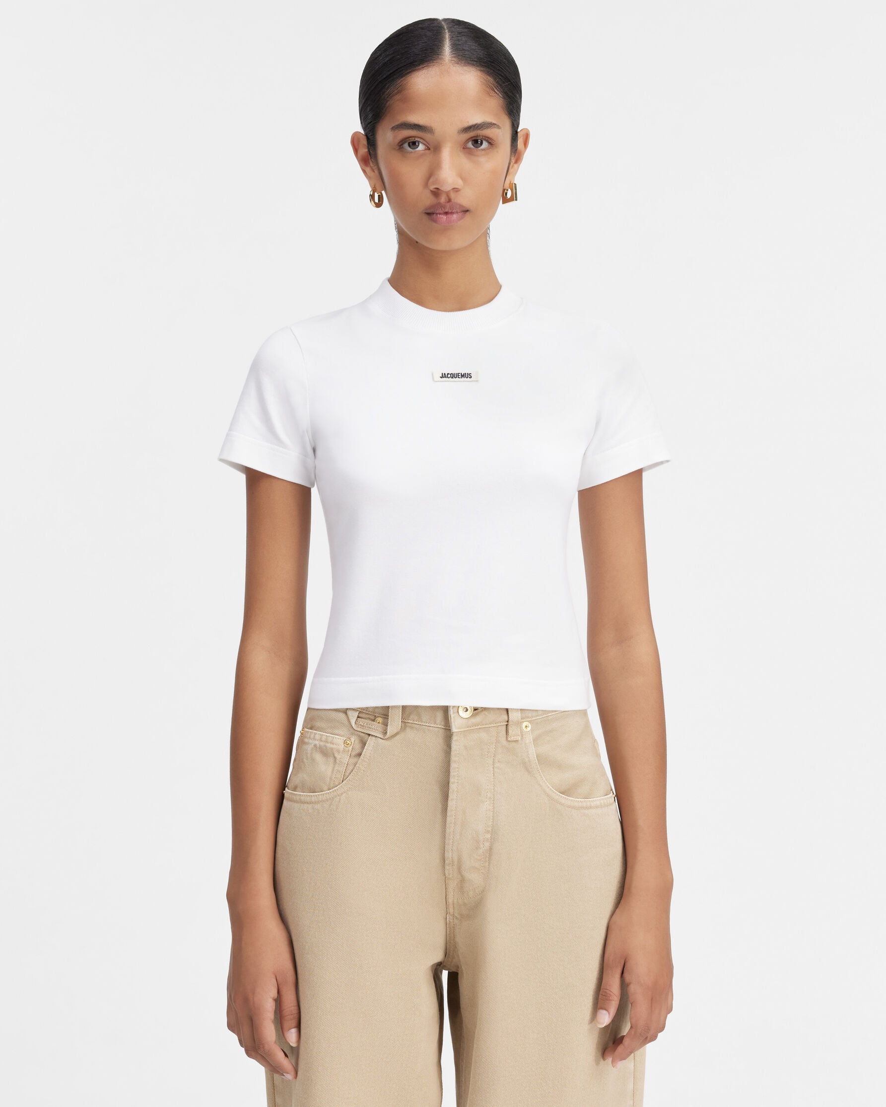 LES CLASSIQUES The Gros Grain t-shirt in White