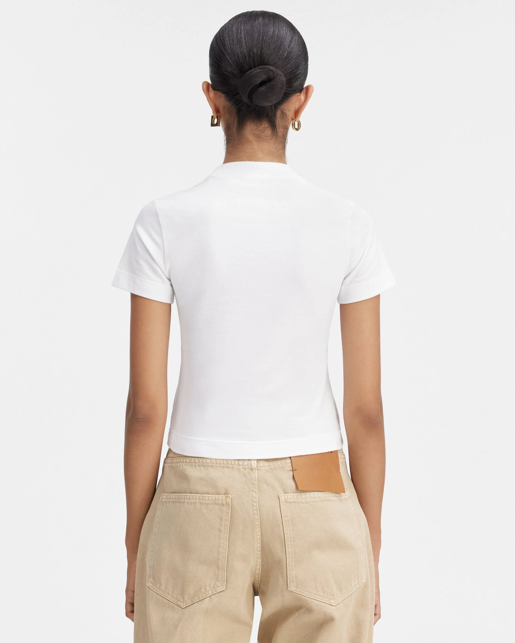 LES CLASSIQUES The Gros Grain t-shirt in White