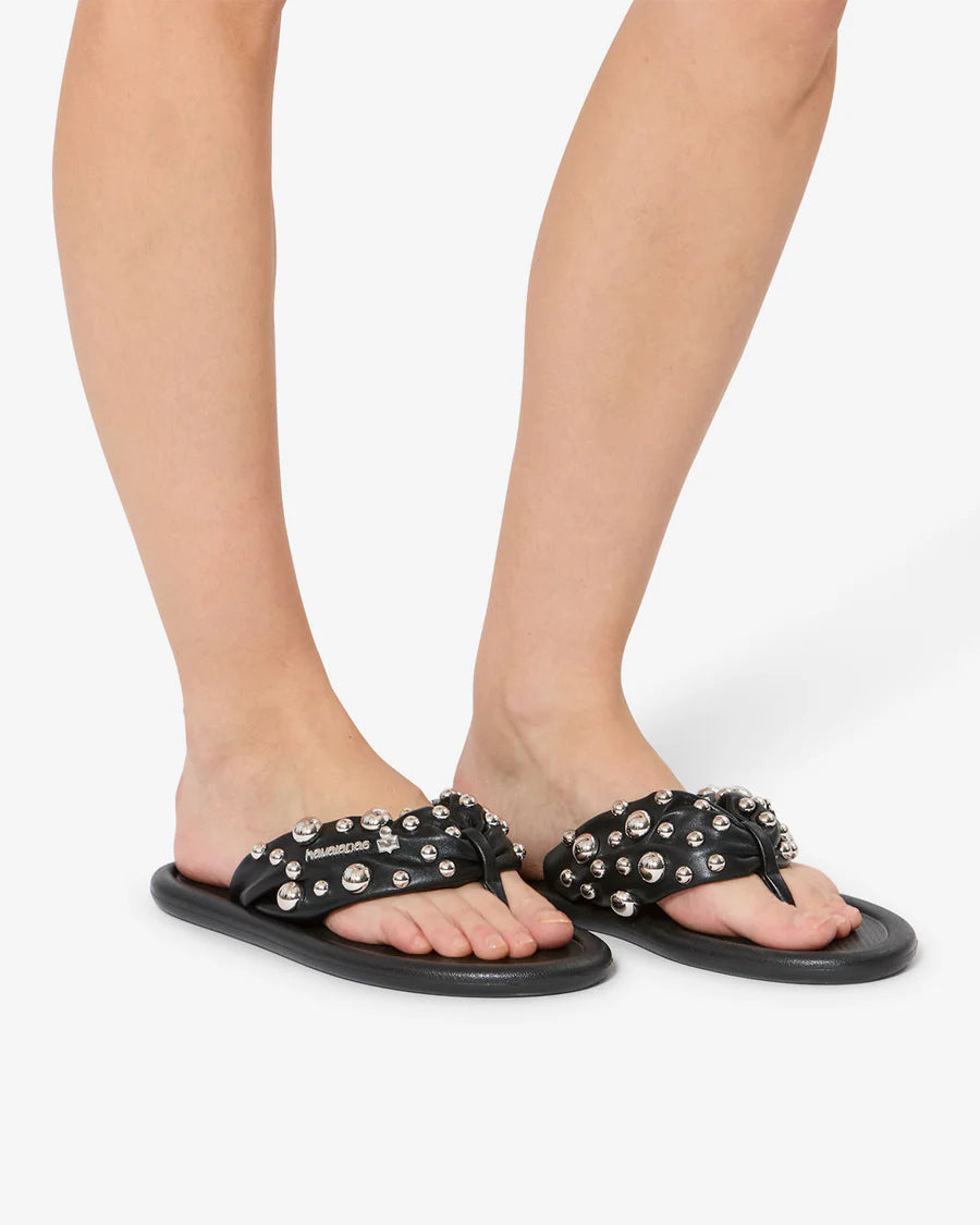 havaianas x ISABEL MARANT Studs Black Sandals