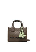KARL LAGERFELD K/Skuare Small Mushroom Brown Tote Bag
