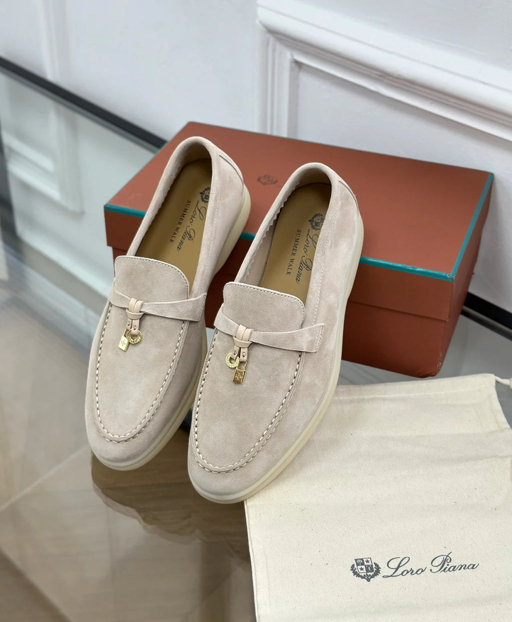 Mocassins Sandstone Suede Summer Charms Walk