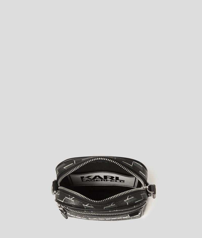 KARL LAGERFELD K/Monogram Klassik Small Crossbody Bag