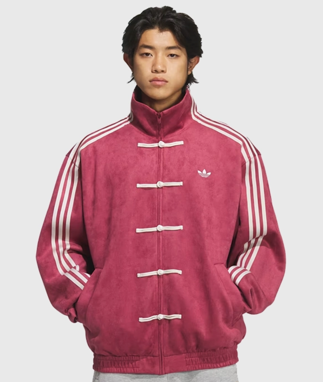 ADIDAS x CNY NYE Collegiate Burgundy Jacket 26'