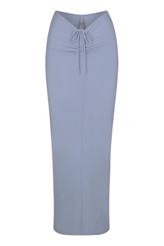 SOFT LOUNGE RUCHED LONG SKIRT