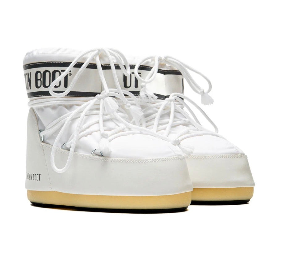MOON BOOT Icon Low Ankle Boots White