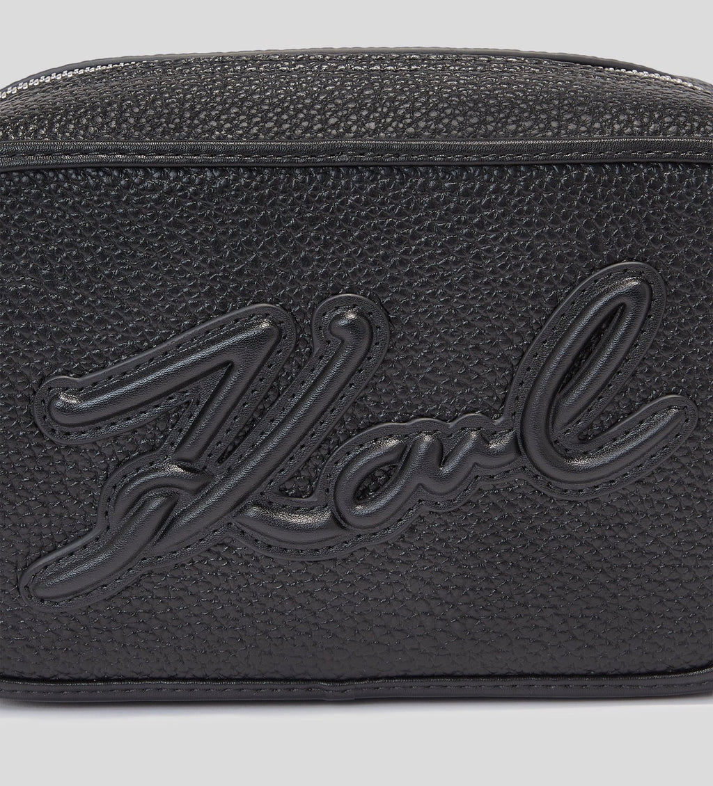 KARL LAGERFELD K/Skuare Grainy Black Bag