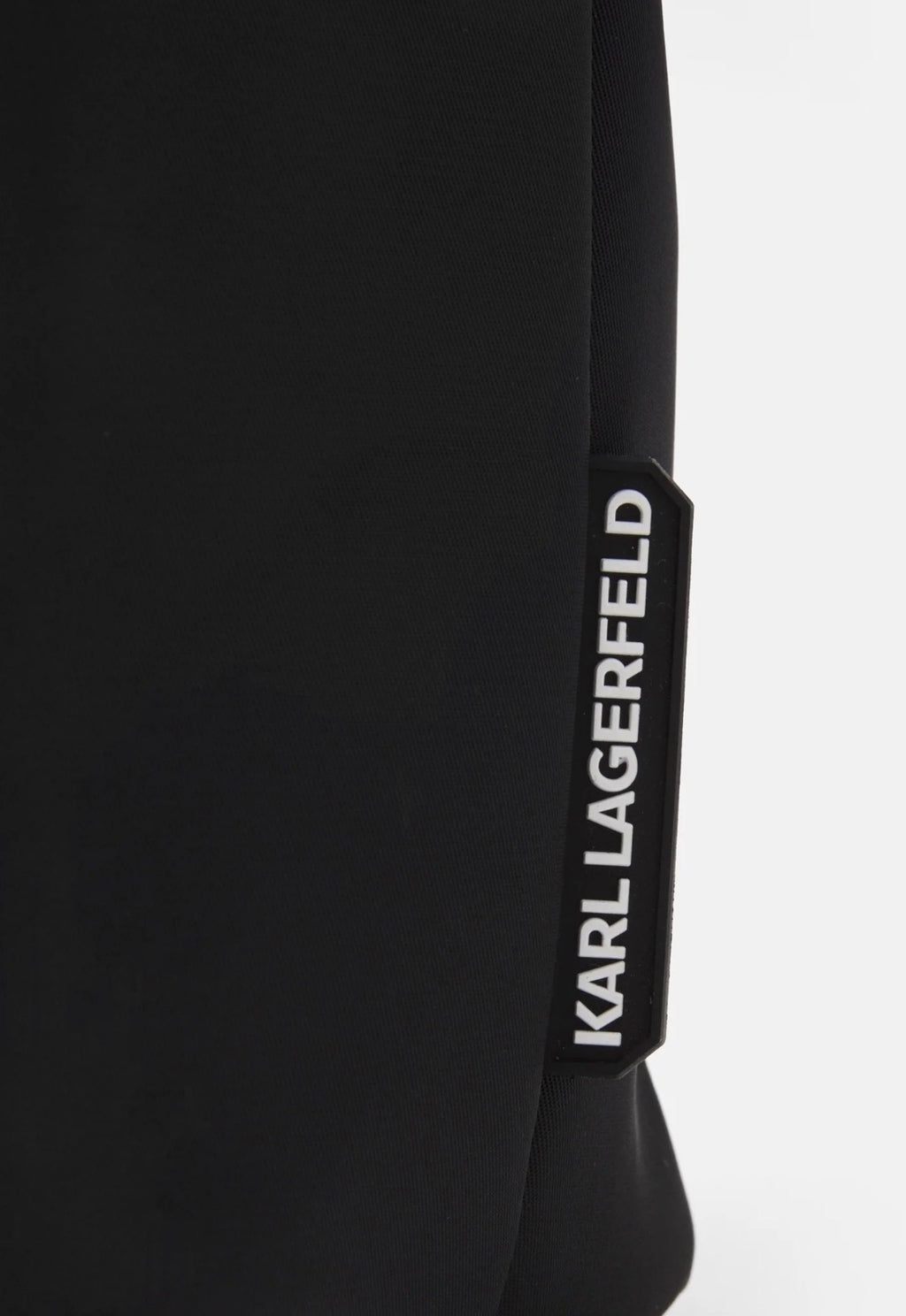 KARL LAGERFELD K/Ikonik Black Nylon Tote Bag