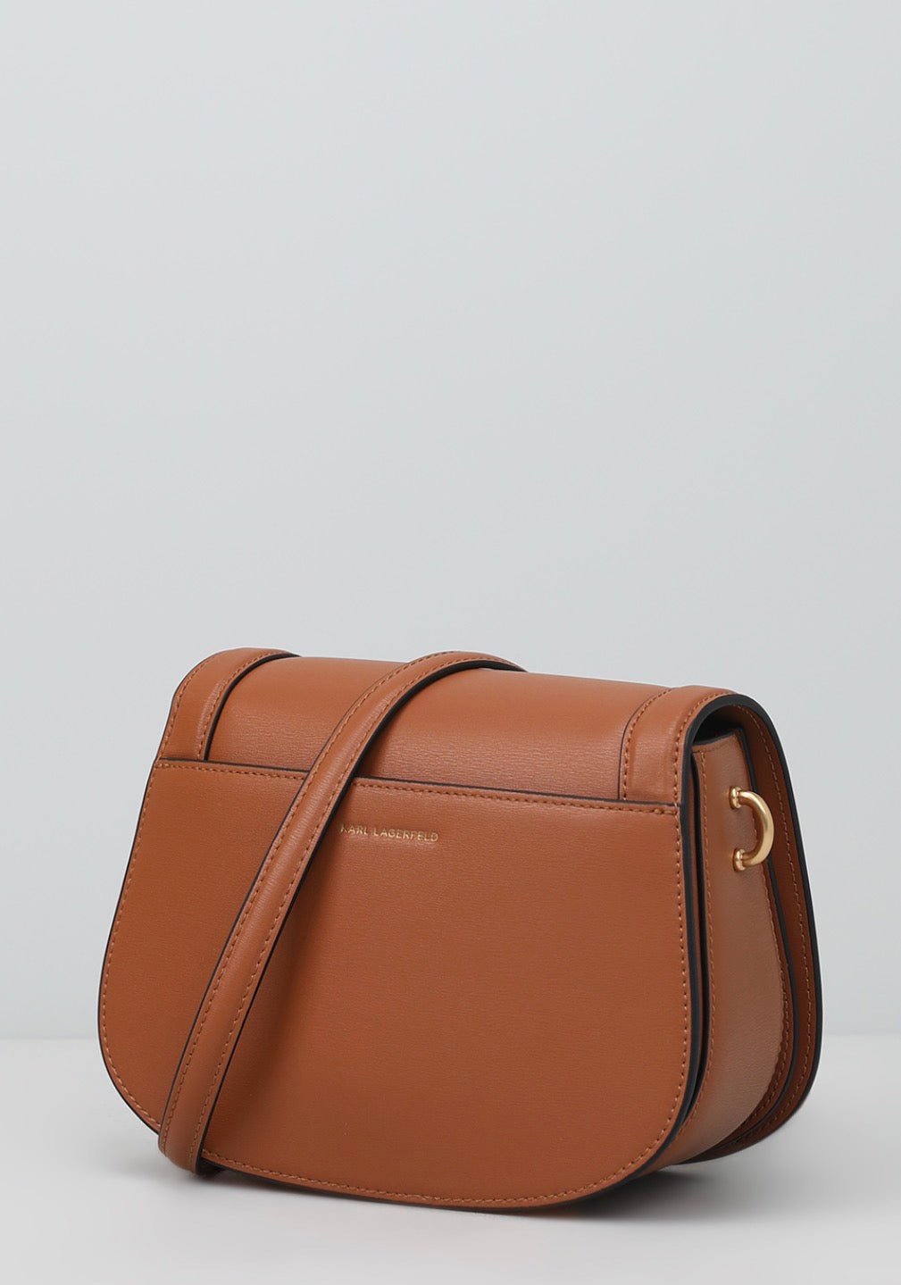 KARL LAGERFELD K/Lock Brown Crossbody Bag