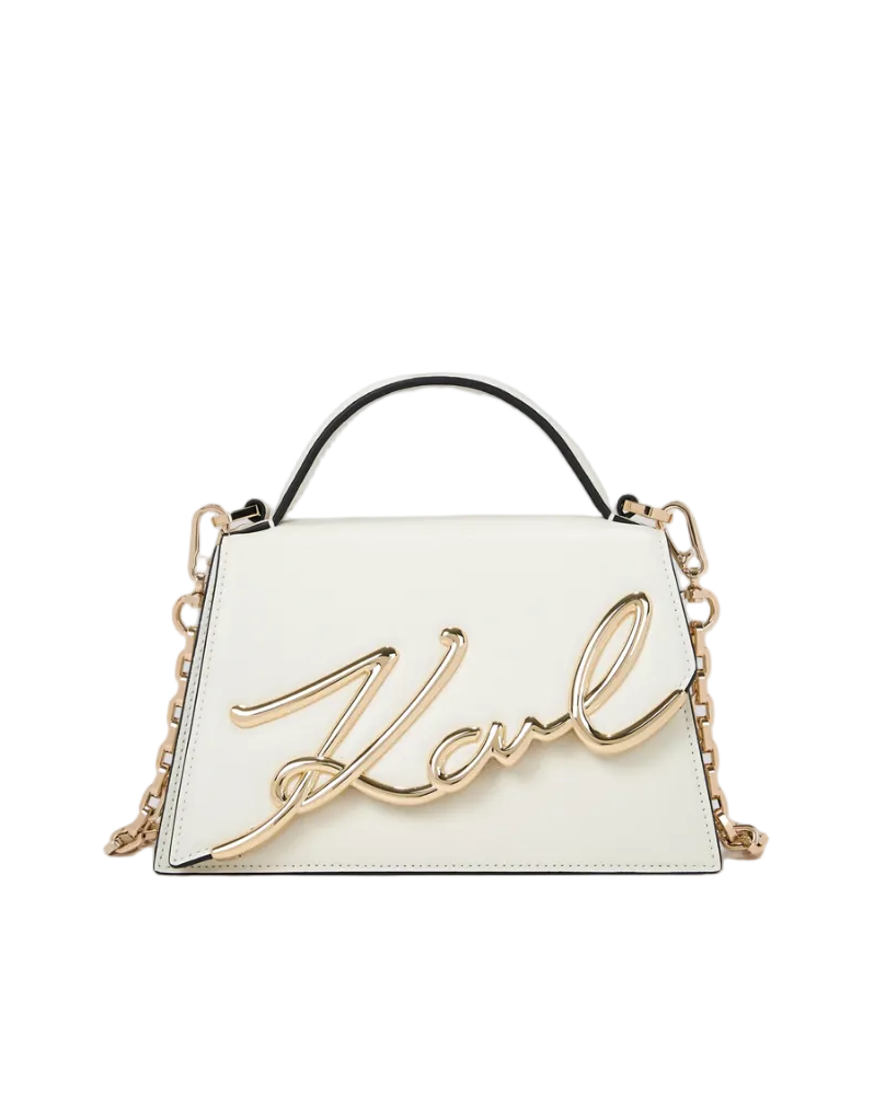 KARL LAGERFELD K/Signature White Crossbody Bag