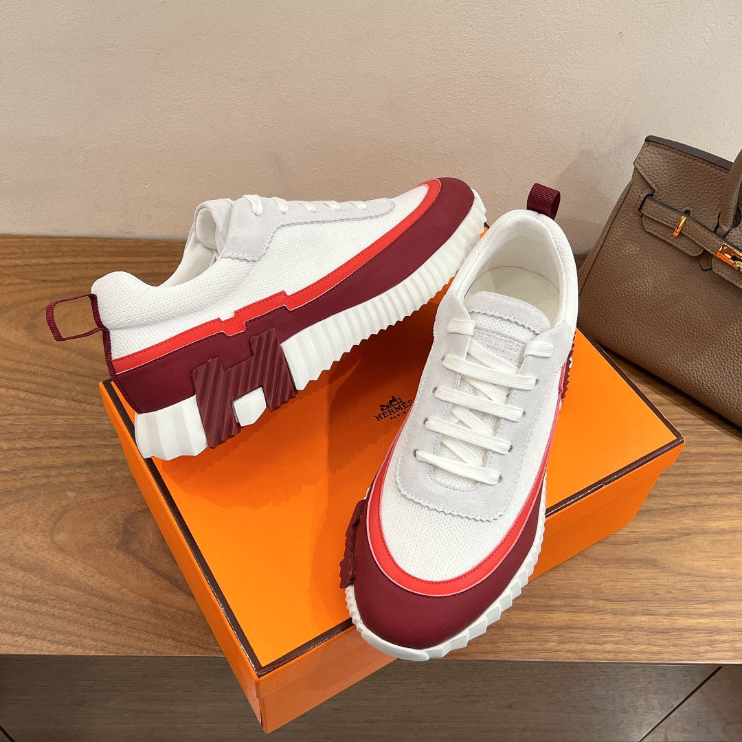 Hermès Paris Bouncing Red Sneaker
