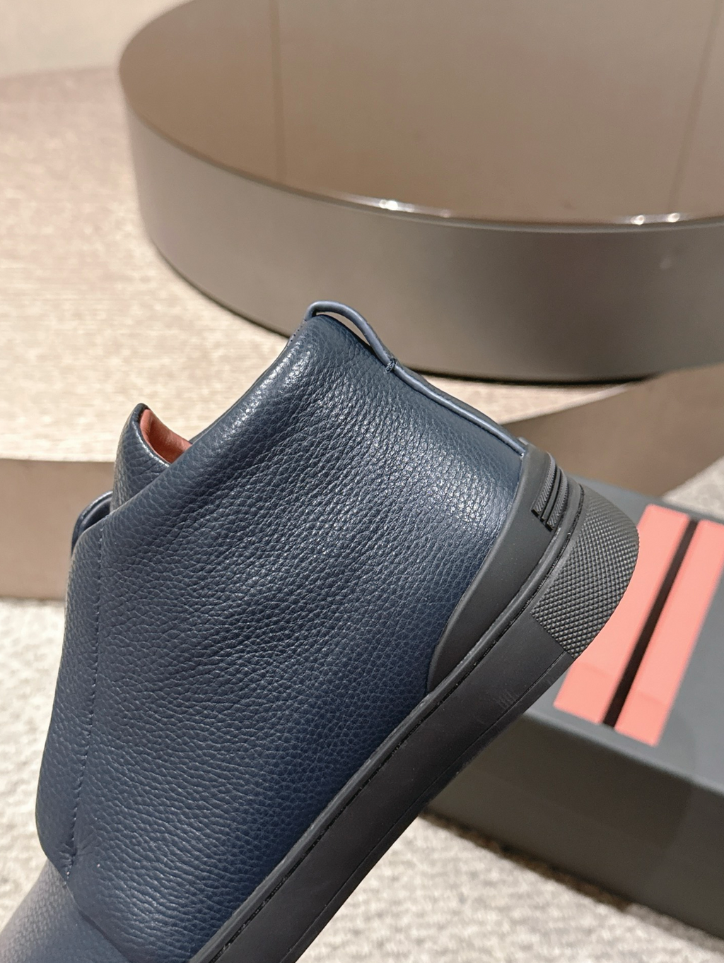 Ermenegildo Zegna blue Triple Stitch mid-top
