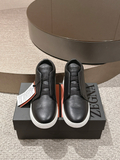 Ermenegildo Zegna black Triple Stitch mid-top