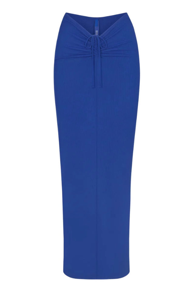 SOFT LOUNGE RUCHED LONG SKIRT