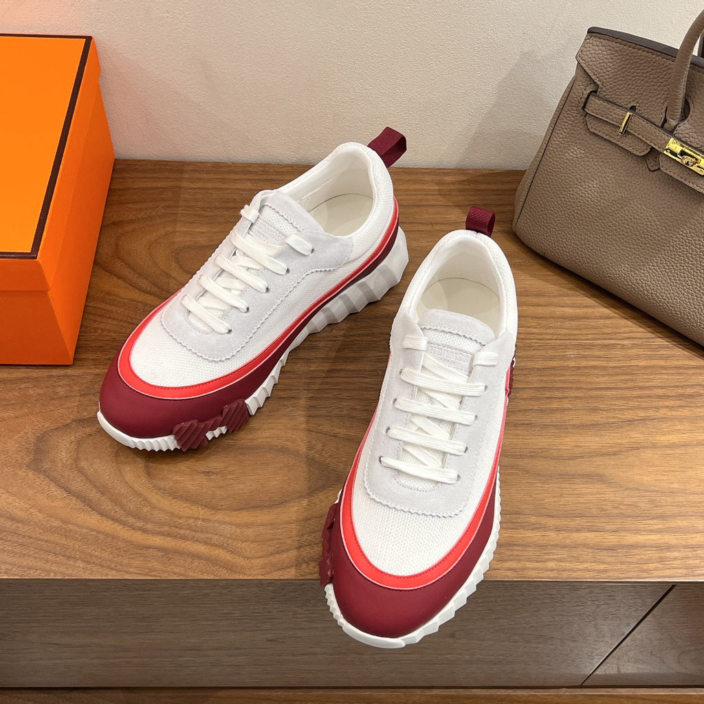 Hermès Paris Bouncing Red Sneaker