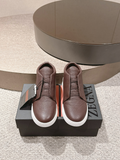 Ermenegildo Zegna brown Triple Stitch mid-top