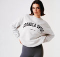 AS Oversized Sweatshirt Light Grey Melange