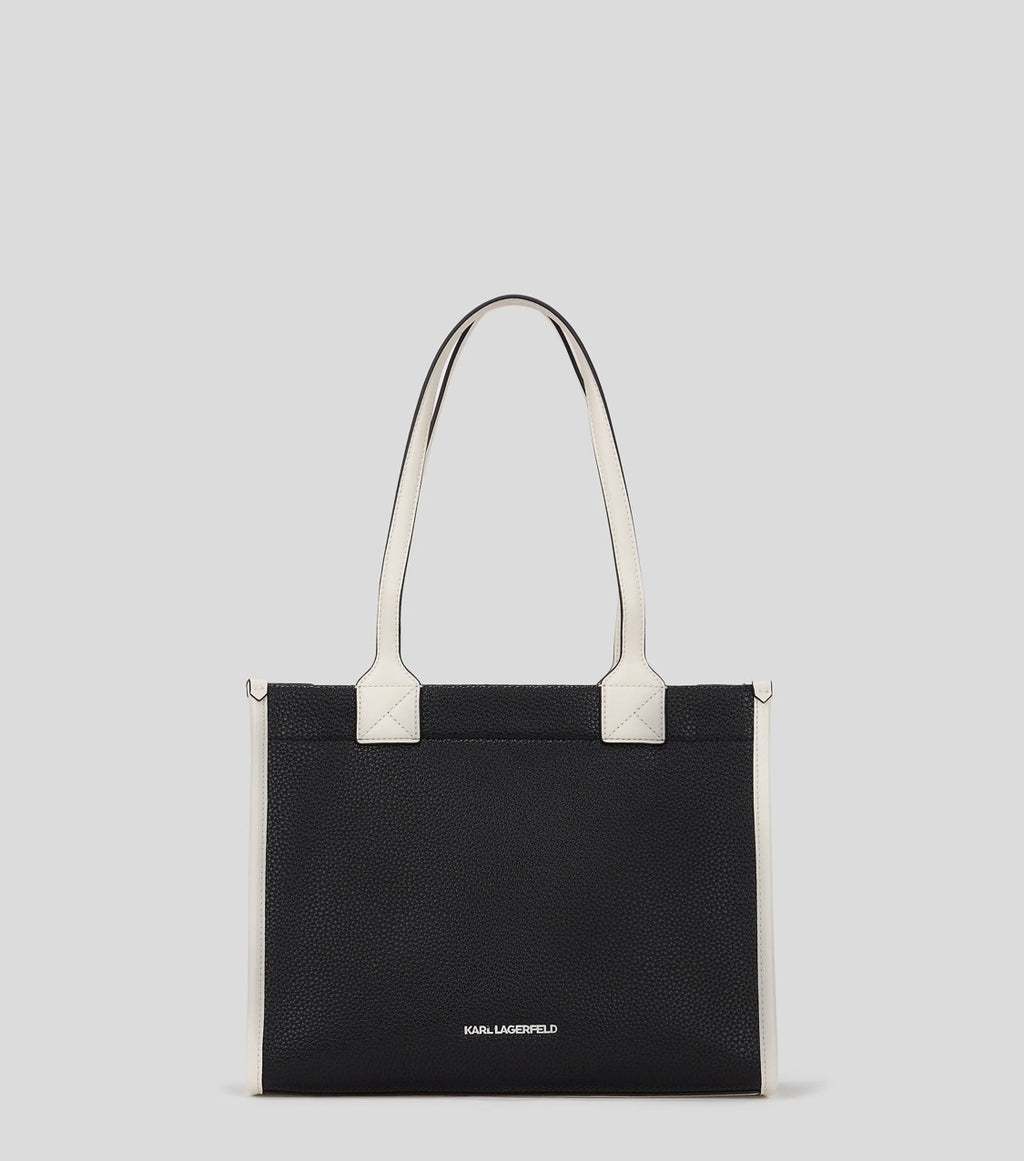 KARL LAGERFELD K/Skuare Grainy Medium Tote Bag