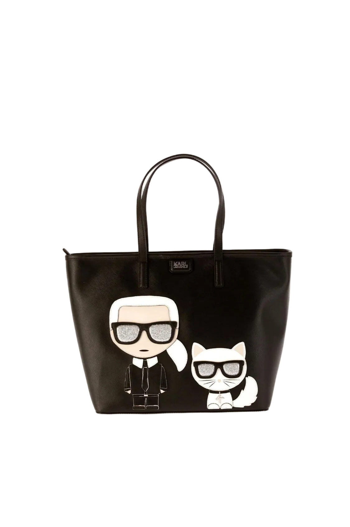 KARL LAGERFELD K/Ikonic Black Tote Bag