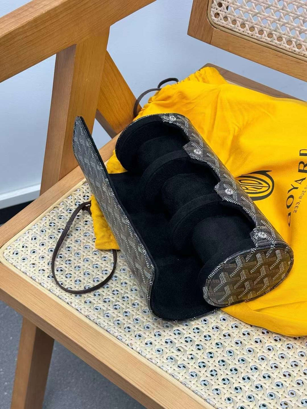 GOYARD 3 Watch Roll Case
