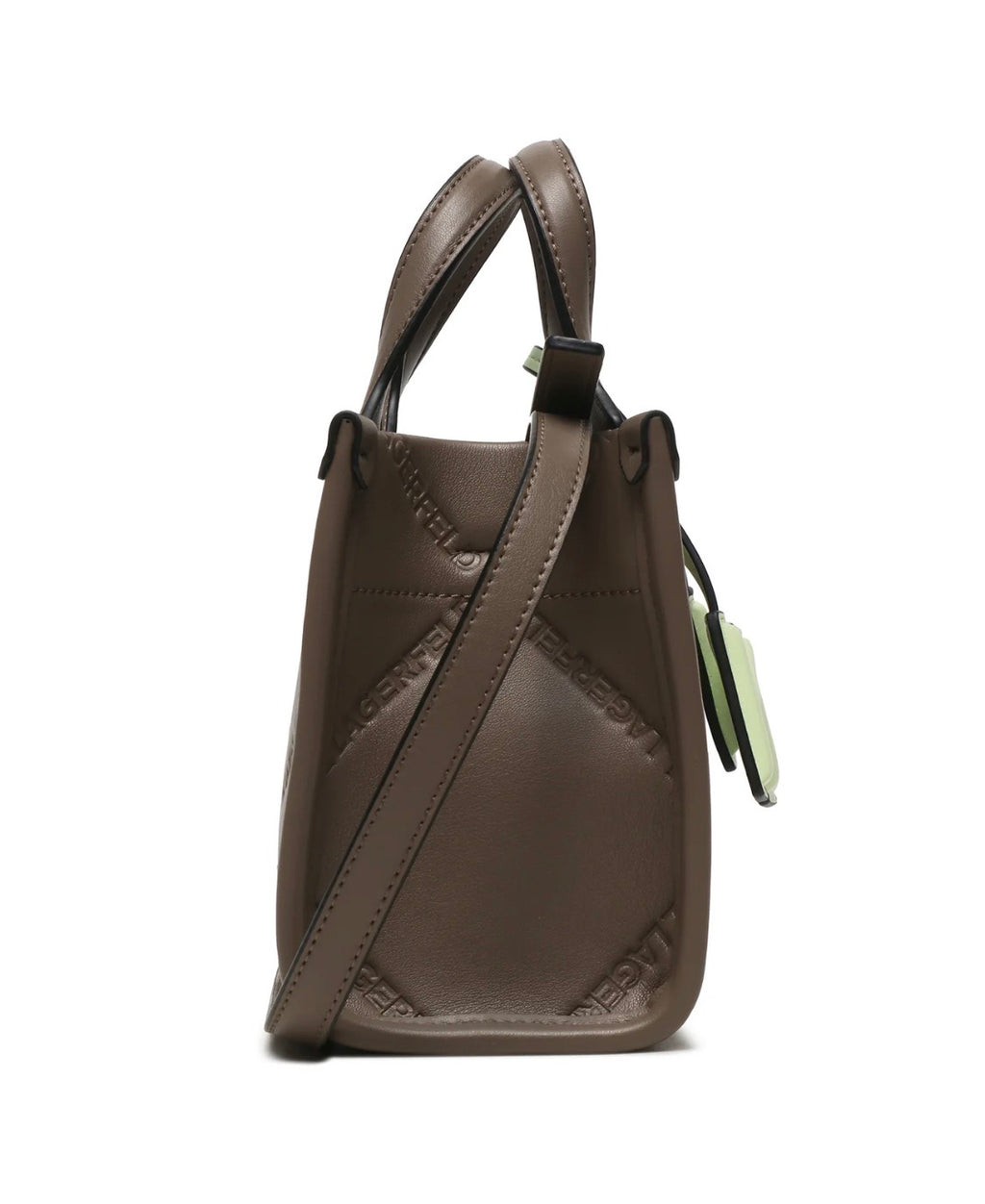 KARL LAGERFELD K/Skuare Small Mushroom Brown Tote Bag