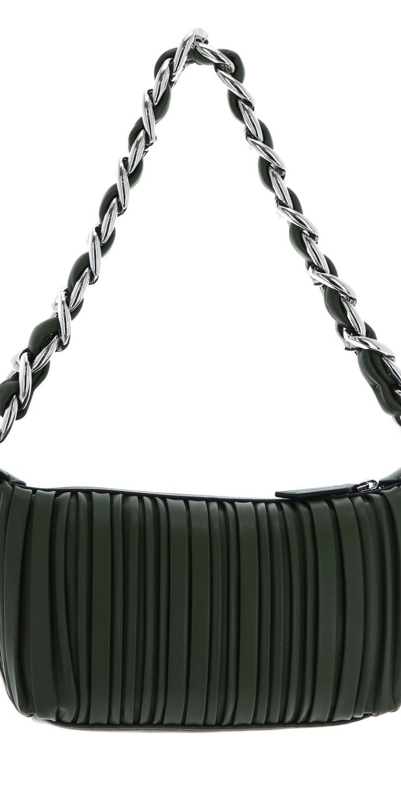 KARL LAGERFELD K/Kushion Olive Shoulder Bag
