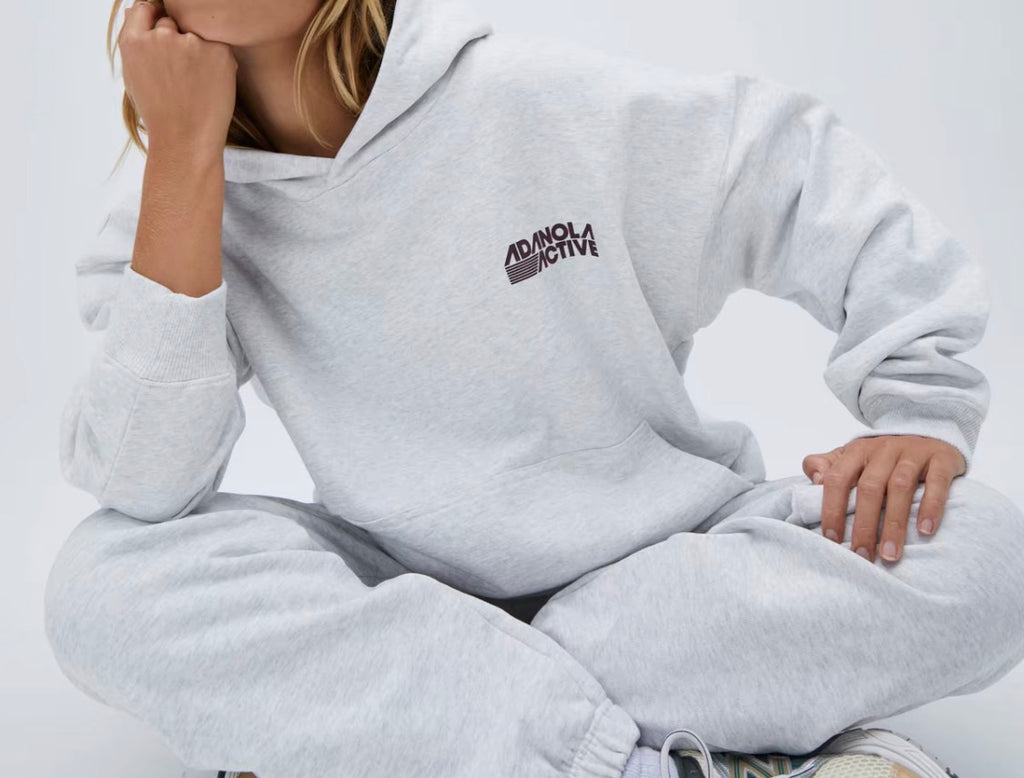 Adanola Active Hoodie Light Grey Melange