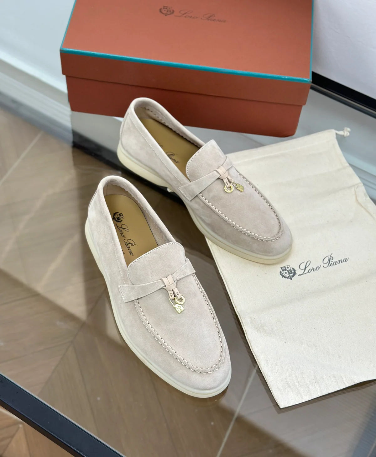 Mocassins Sandstone Suede Summer Charms Walk