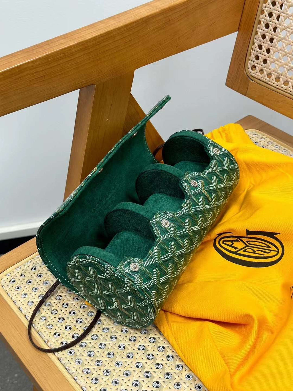 GOYARD 3 Watch Roll Case
