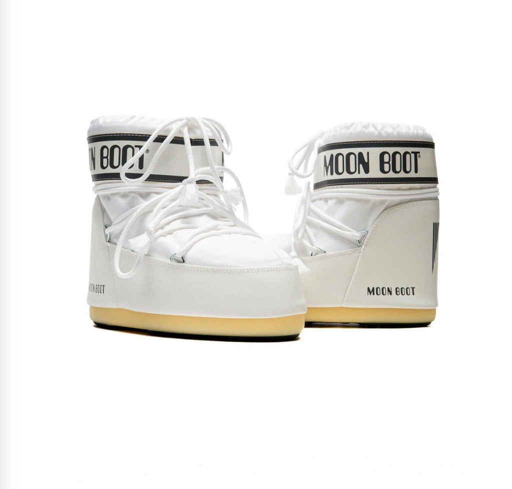 MOON BOOT Icon Low Ankle Boots White