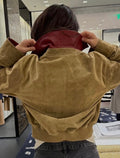 FW26’ BLOUSON Suede Calfskin 
Fango Beige