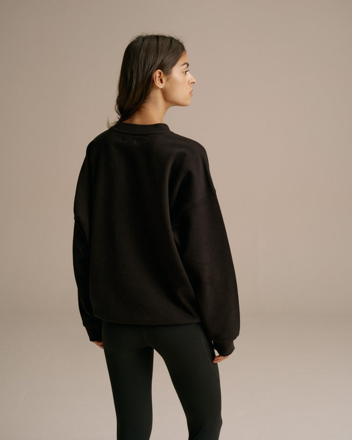 AS Oversized Sweatshirt Black
