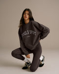 AS Oversized Sweatshirt Coffee Bean