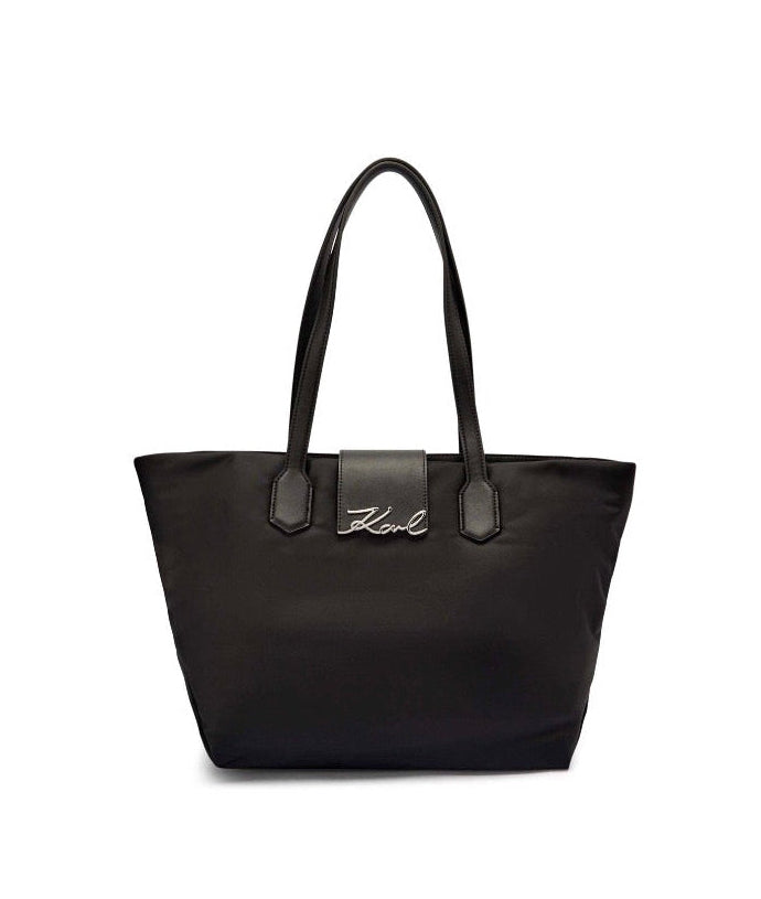 KARL LAGERFELD KSignature Black Tote Bag