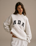 ADA Oversized Hoodie Light Grey Melange