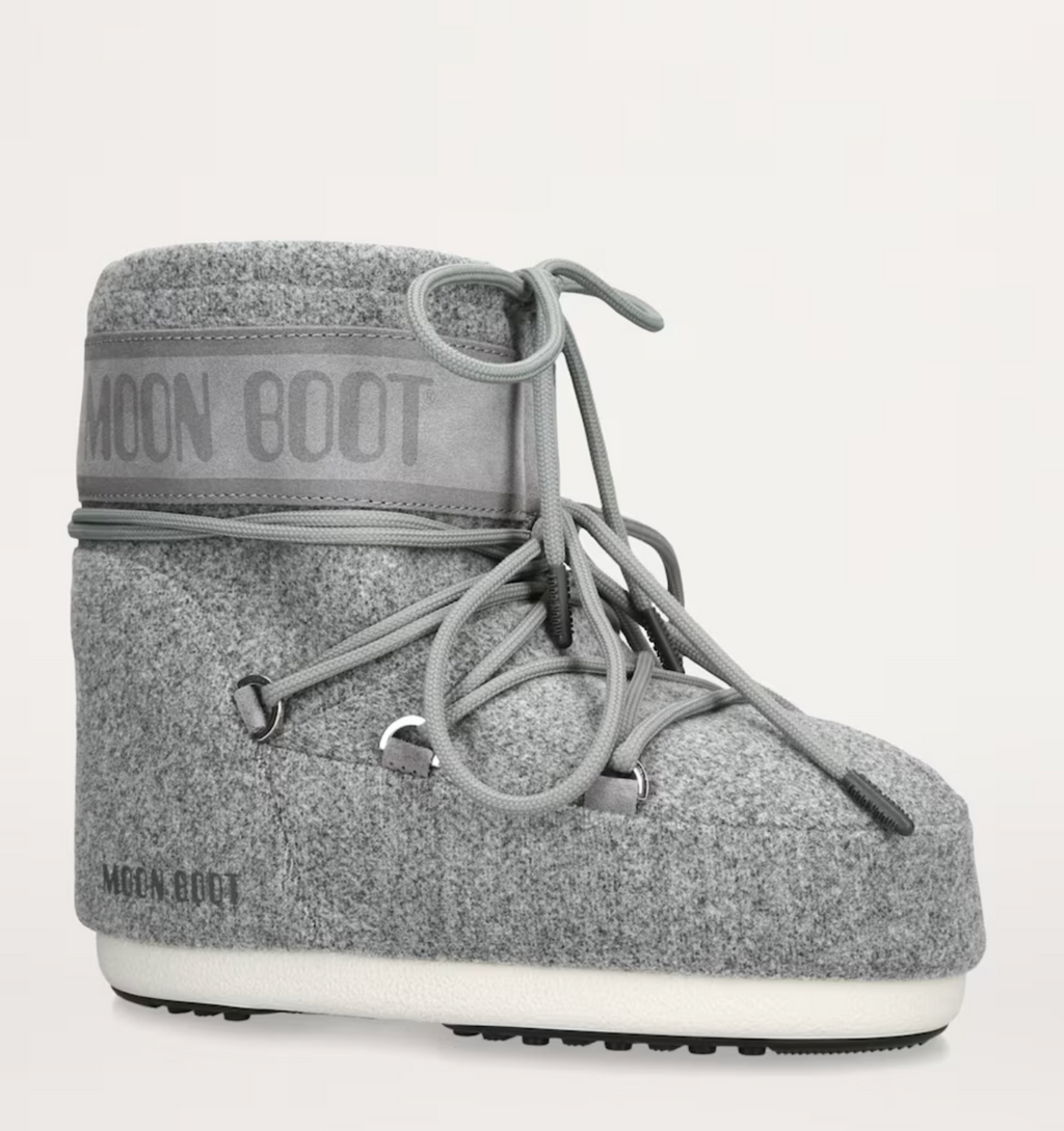 MOON BOOT Felt Icon Low Ankle Boot